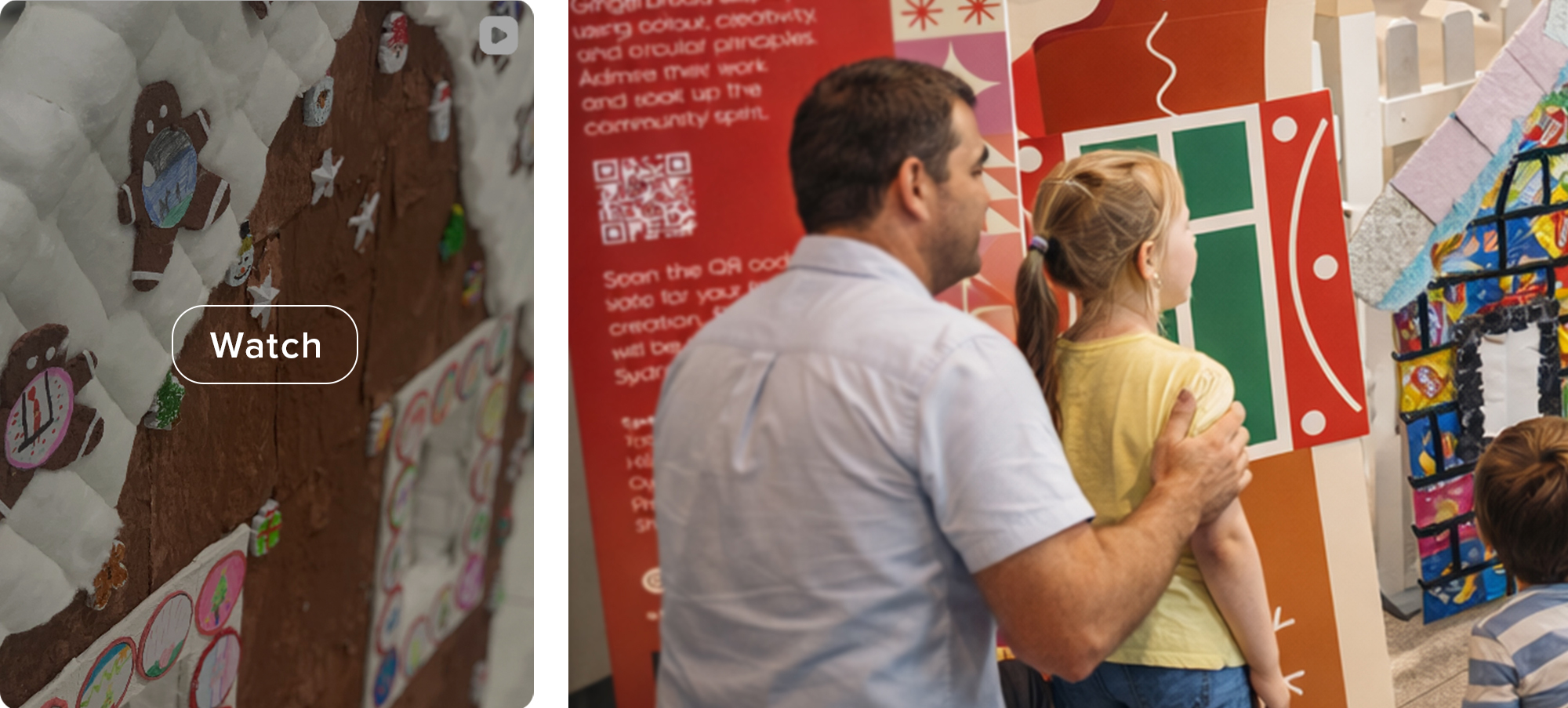 Circular economy Christmas activations at local Sydney neighbourhood shopping centres.